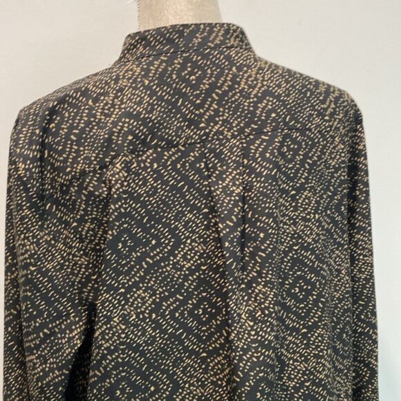 Lauren Ralph Lauren Brown Long Sleeve Tunic Size XL - Picture 10 of 13